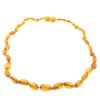 Matte Amber Baby Necklace