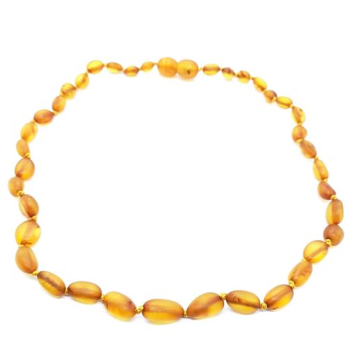 Matte Amber Baby Necklace