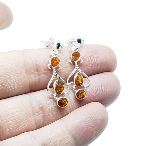 Cognac Details about Genuine Brown BALTIC AMBER 4mm Post Earrings 925 STERLING SILVER #2443 Cognac Details about Genuine Brown BALTIC AMBER 4mm Post Earrings 925 STERLING SILVER #2443