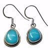 Howlite Sterling Silver Dangle Earrings
