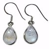 Moonstone Sterling Silver Earrings On Hooks