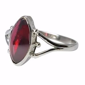 Garnet Sterling Silver Ring