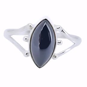 Black Onyx Sterling Silver Ring