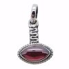 Garnet Sterling Silver Pendant