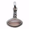 Rose Quartz Sterling Silver Pendant