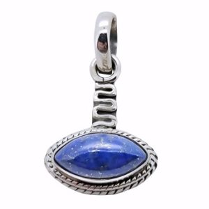 Lapis Sterling Silver Pendant