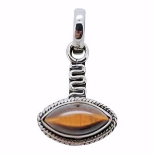 Tiger Eye Sterling Silver Pendant