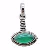 Green Onyx Sterling Silver Pendant