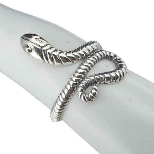 Snake Sterling Silver Ring - Image 2