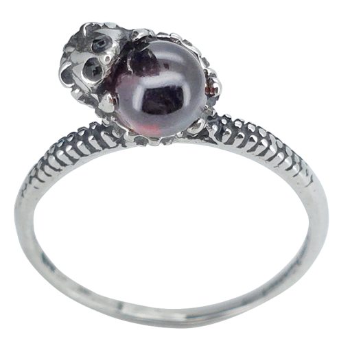 Hedgehog Cherry Amber Ring - Image 3