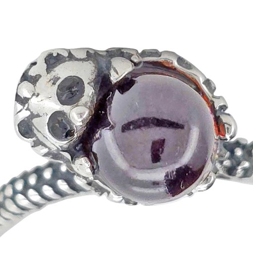 Hedgehog Cherry Amber Ring - Image 4
