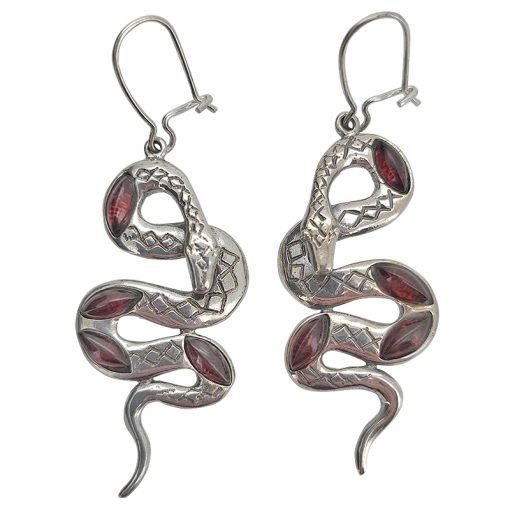 Cherry Amber Sterling Silver Earrings On Hooks