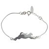 Sterling Silver Cat Bracelet