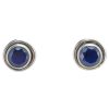 Faceted Composite Sapphire Stud Earrings