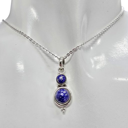 Lapis Sterling Silver Pendant - Image 2