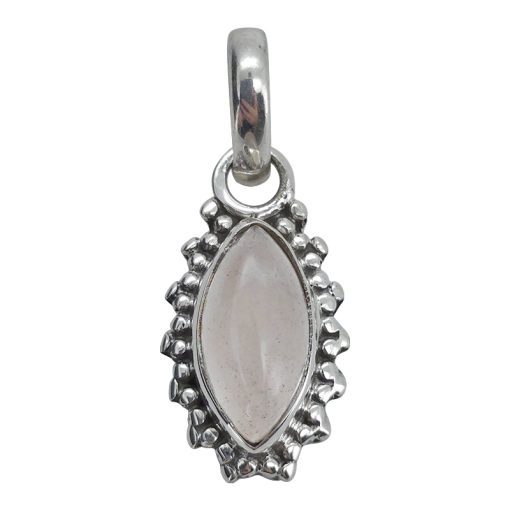 Rose Quartz Marquise Pendant