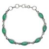 Classic Green Onyx Link Bracelet