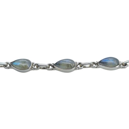 Labradorite Sterling Silver Link Bracelet - Image 3