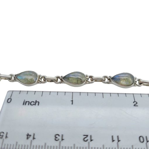 Labradorite Sterling Silver Link Bracelet - Image 4
