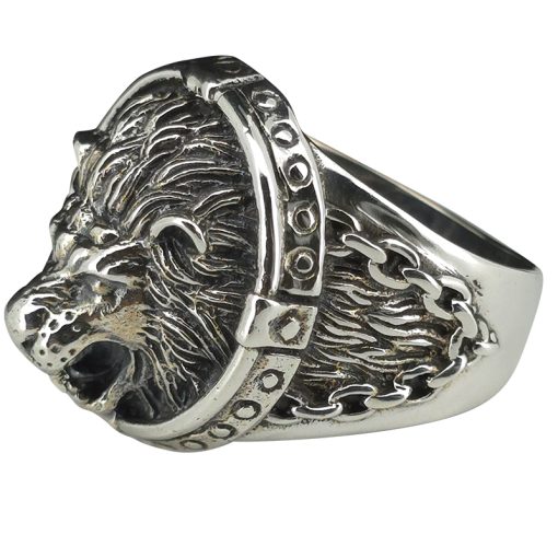 Lion Sterling Silver Ring - Image 5