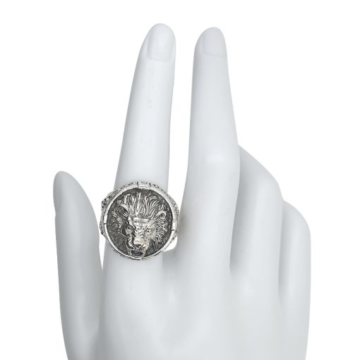 Lion Sterling Silver Ring - Image 4