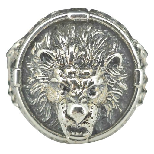 Lion Sterling Silver Ring