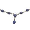 6 Stone Lapis 18″ Long Necklace