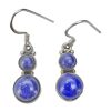 Lapis Lazuli Earrings On Hooks
