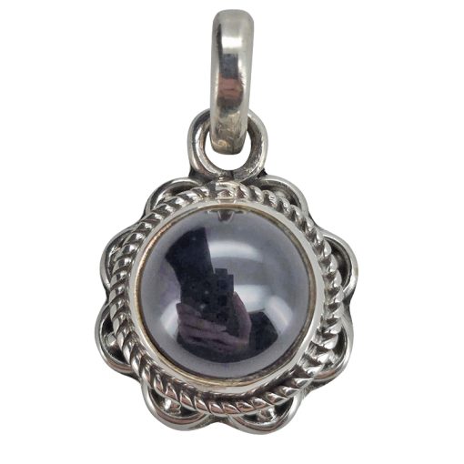 Black Onyx Sterling Silver Pendant