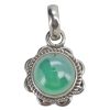 Green Onyx Sterling Silver Pendant
