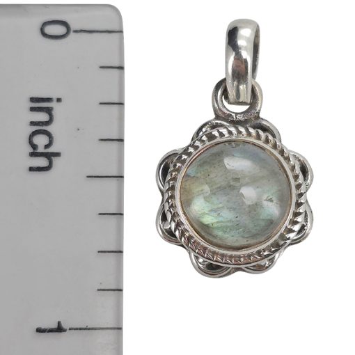 Labradorite Sterling Silver Pendant