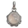 Rose Quartz Sterling Silver Pendant