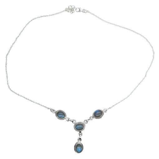 Labradorite Sterling Silver Necklace - Image 4