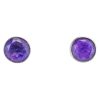 Faceted Amethyst Stud Earrings