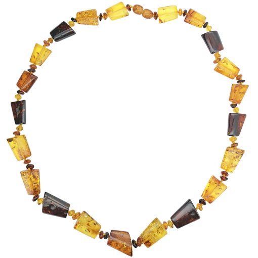 Multicolor Amber Beaded Necklace - Image 2
