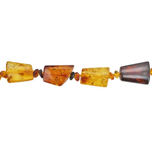 Multicolor Amber Beaded Necklace - Image 3