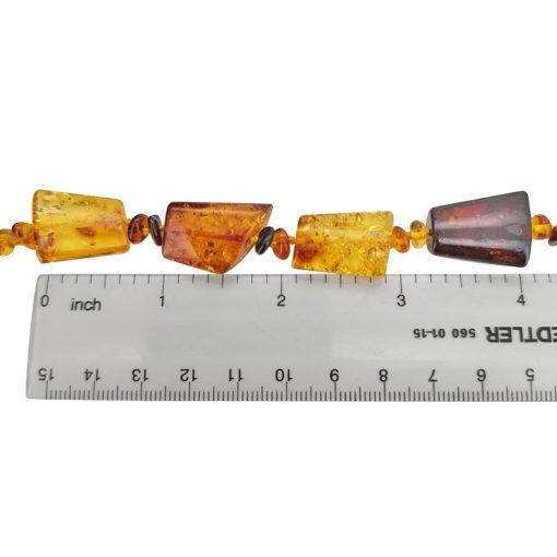 Multicolor Amber Beaded Necklace - Image 4