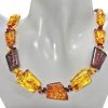 Multicolor Amber Beaded Necklace