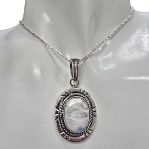 Moonstone Sterling Silver Pendant