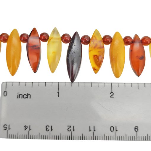 Multicolor Amber Cleopatra-Style Necklace - Image 4