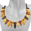 Multicolor Amber Cleopatra-Style Necklace