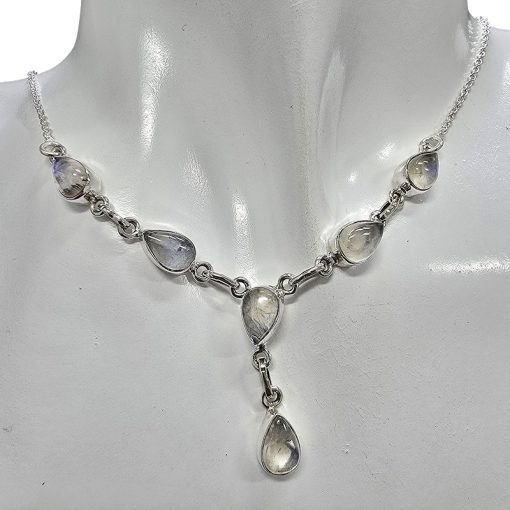 Moonstone 18" Long Necklace - Image 2