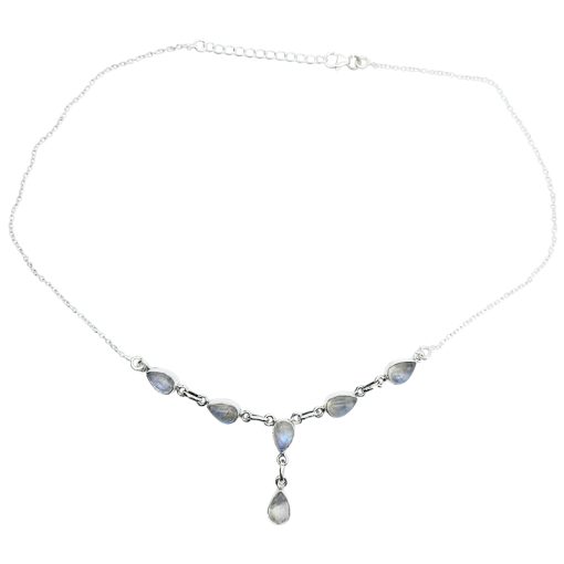 Moonstone 18" Long Necklace - Image 4