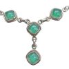 Green Onyx Sterling Silver Necklace