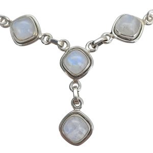 Moonstone Sterling Silver Necklace