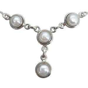 Pearl Sterling Silver Necklace