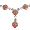 Red Onyx 4-Element Necklace