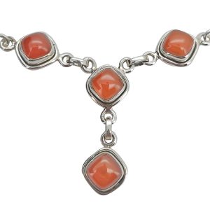 Red Onyx 4-Element Necklace