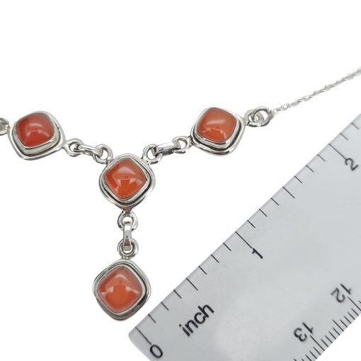 Red Onyx 4-Element Necklace - Image 3