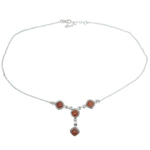 Red Onyx 4-Element Necklace - Image 4